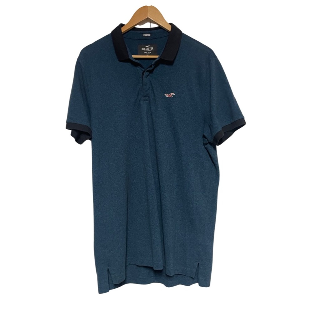 Hollister Epic Flex Short Sleeve Polo Men Size XL